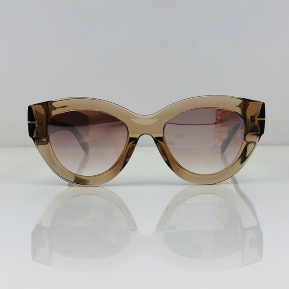New TOM FORD Slater Cat Eye Clear Sunglasses - Picture 5 of 16